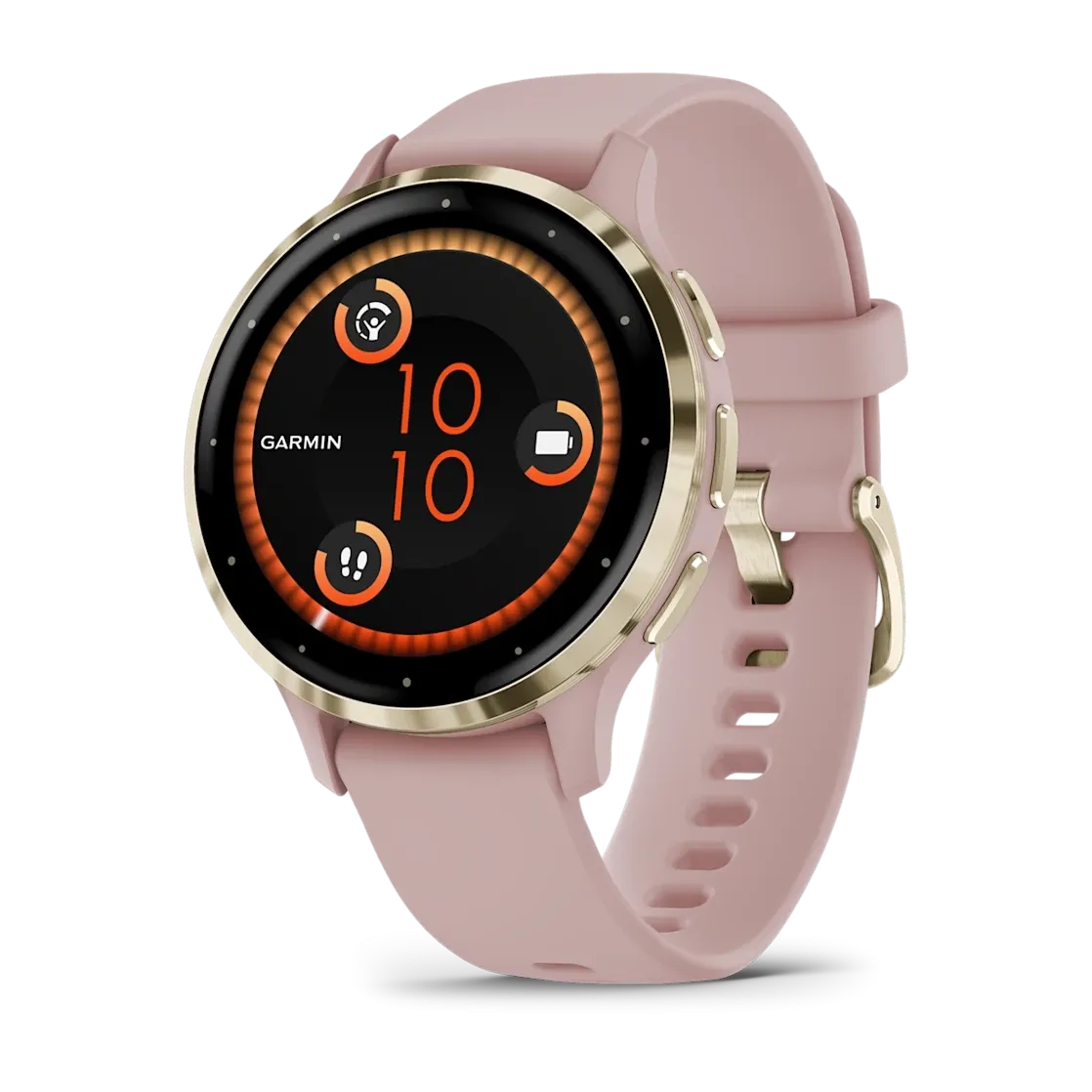 * Venu 3S Soft Gold Stainless Steel Bezel With Dust Ros