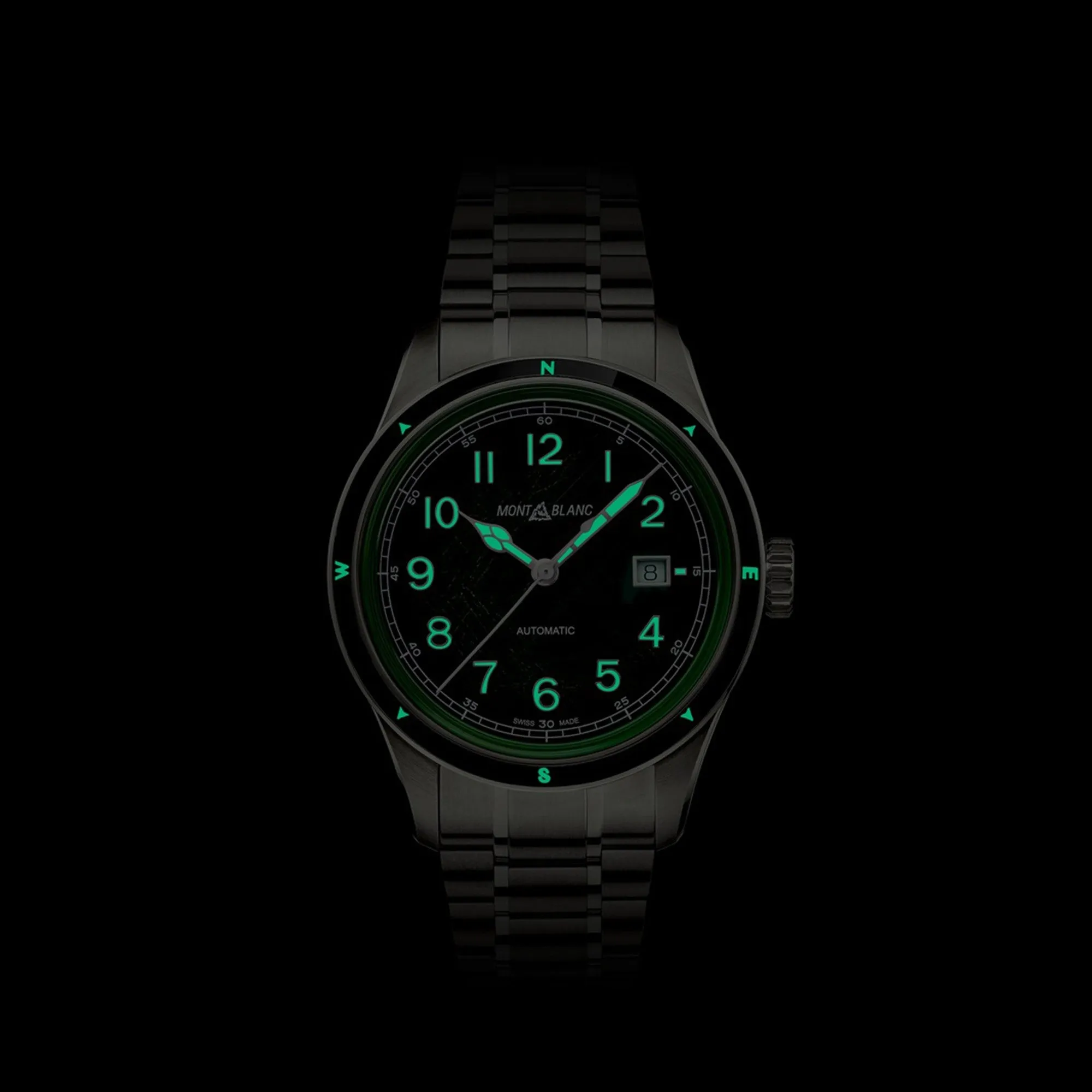 1858 - AUTOMATIC DATE 0 OXYGEN GREEN | 133269