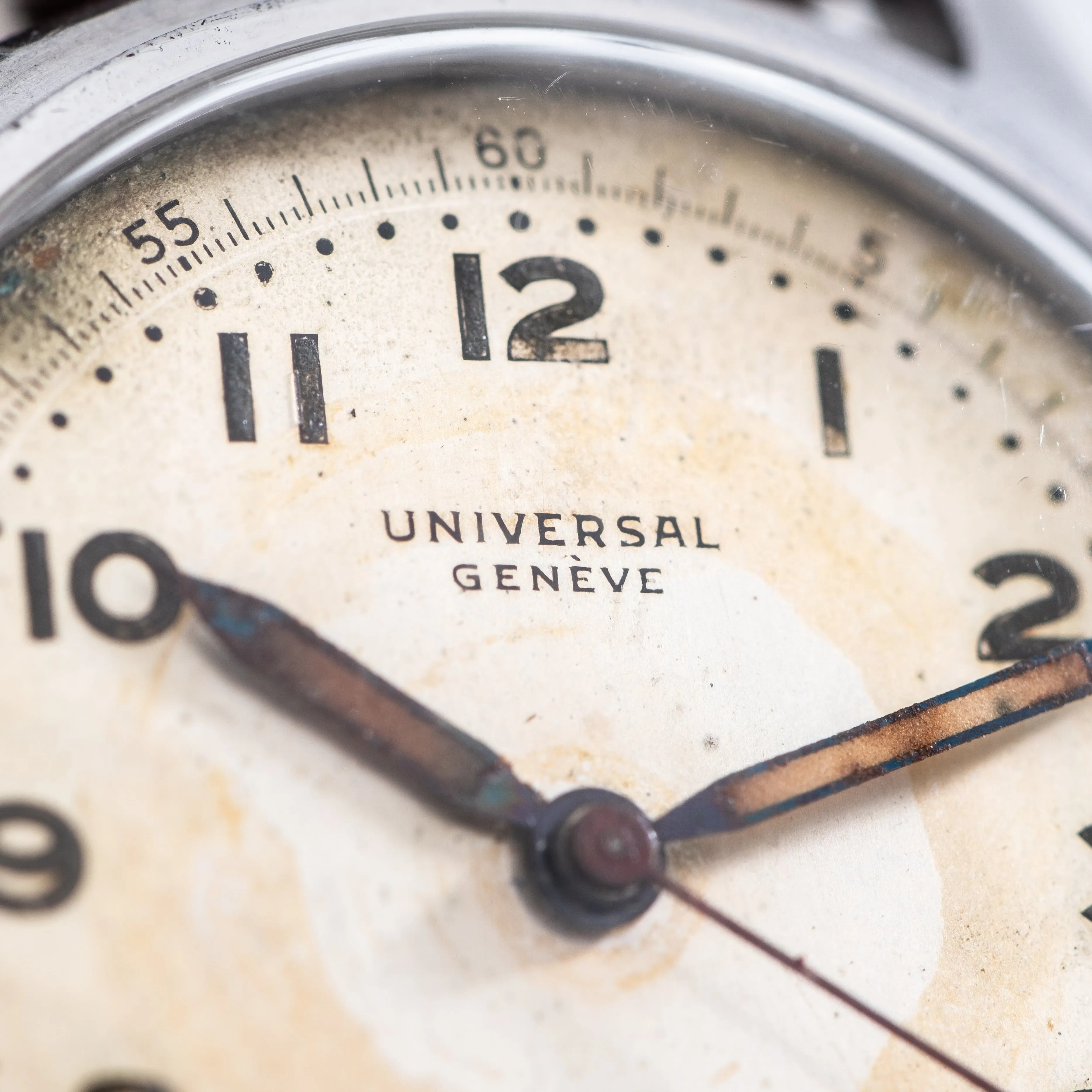 1945 Vintage Universal Geneve Ref. 20724 WWII Era Military Enversteel Watch ( #14182)