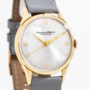 1957 Vintage IWC C 89 in Solid 18k Yellow Gold ( #14309)