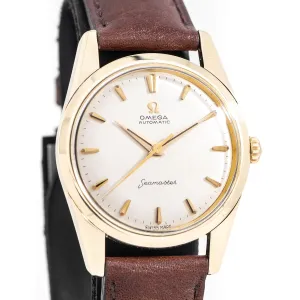 1961 Vintage Omega Seamaster Ref. 14700 4 SC in 14k Yellow Gold Shell over Stainless Steel Watch (# 14971)
