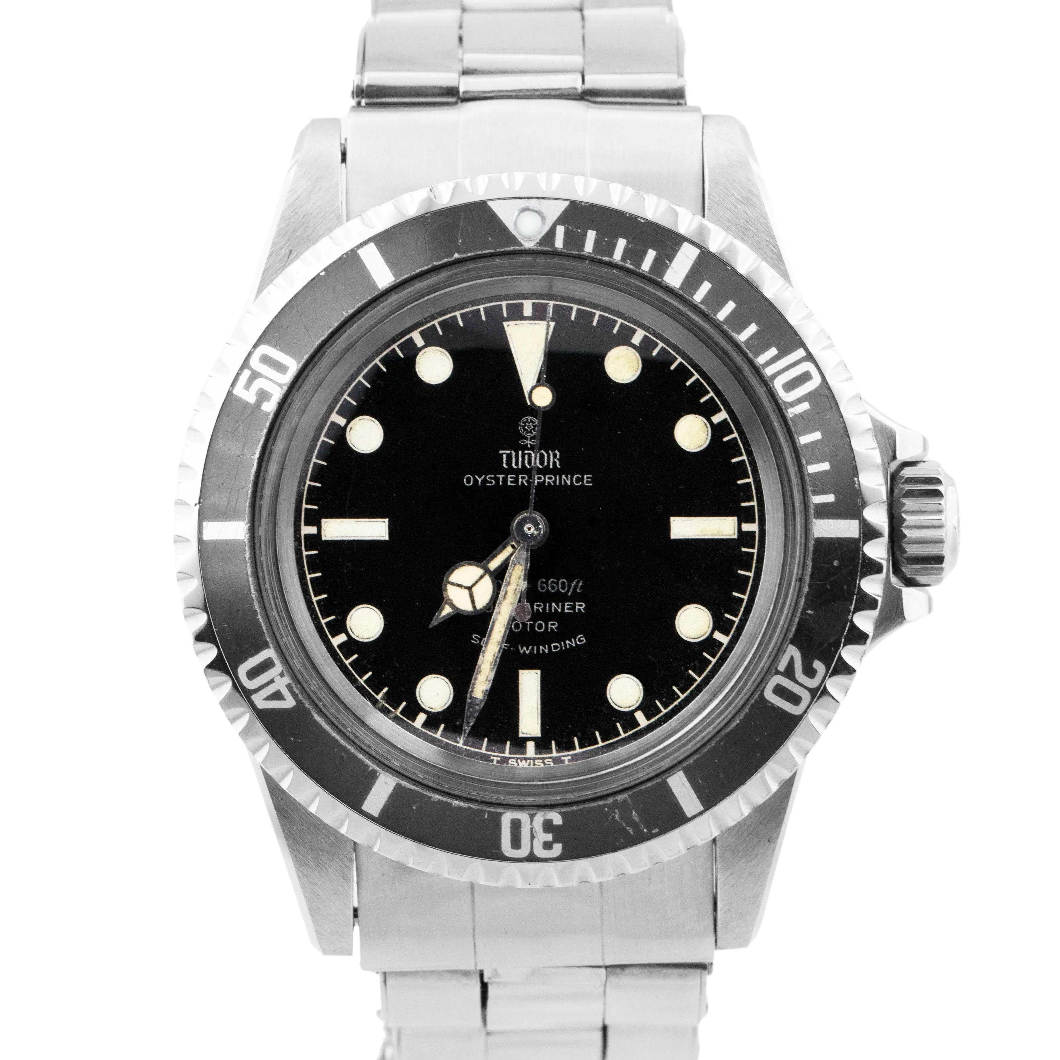 1965 Tudor Oyster Prince Submariner Stainless Steel MK5 Patina Dive Watch 7928