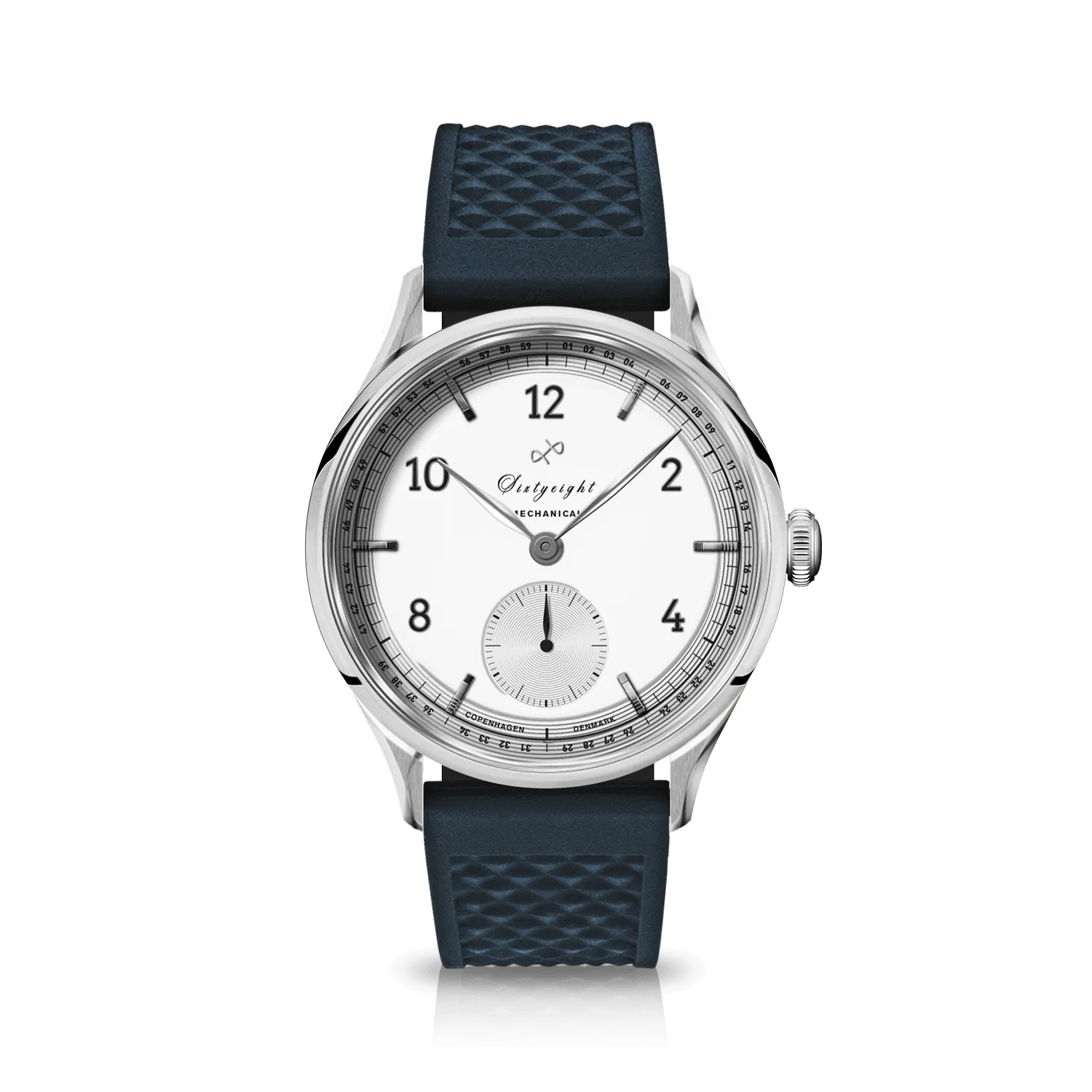1968 Mechanical (Hand-Wound), Steel / White