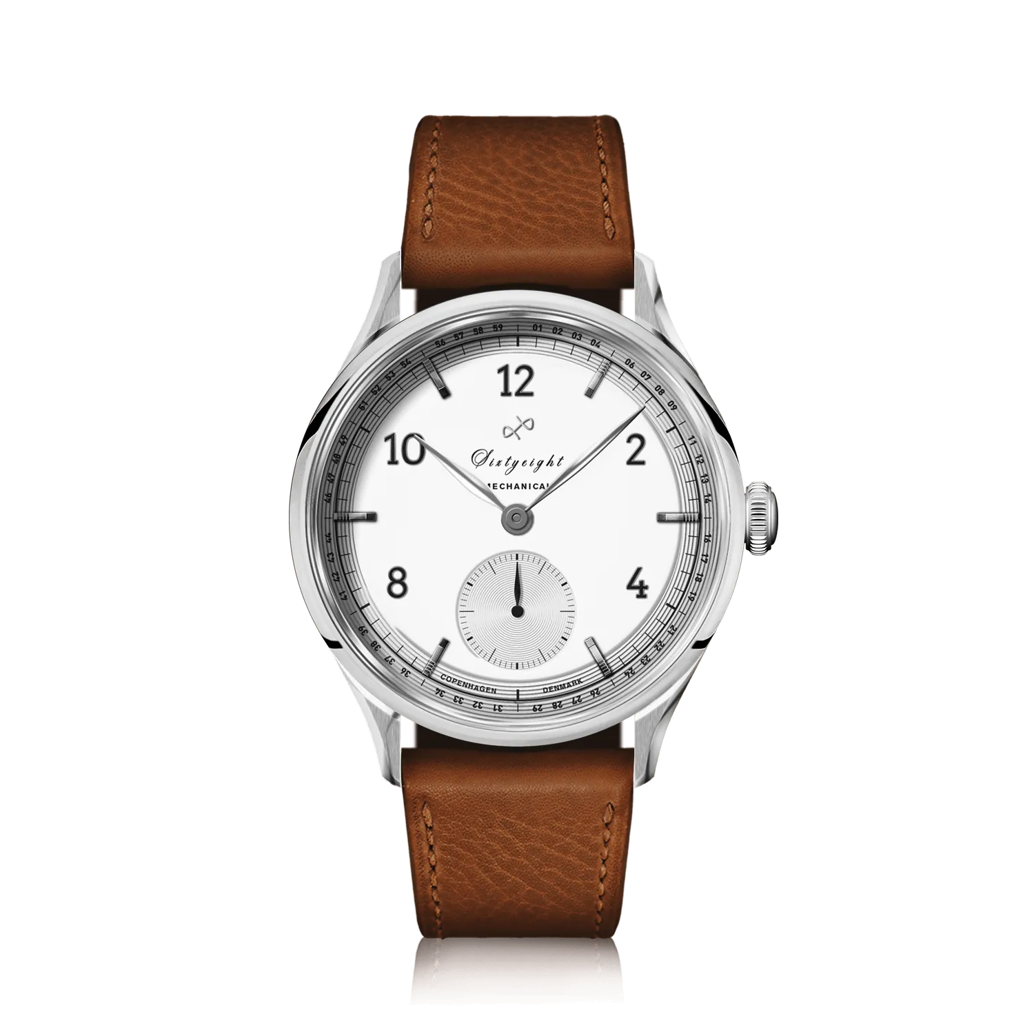 1968 Mechanical (Hand-Wound), Steel / White