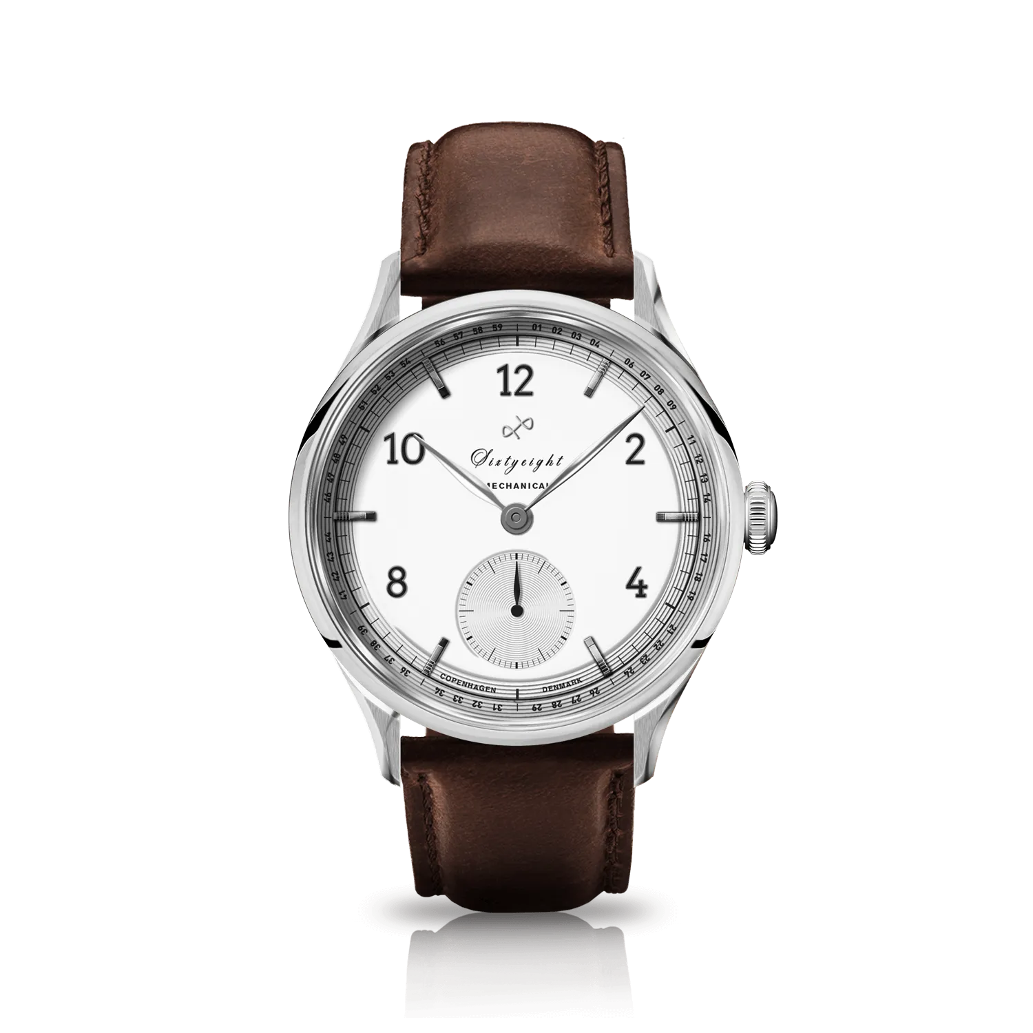 1968 Mechanical (Hand-Wound), Steel / White