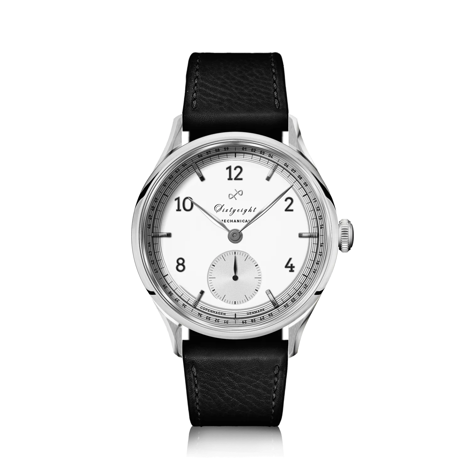 1968 Mechanical (Hand-Wound), Steel / White