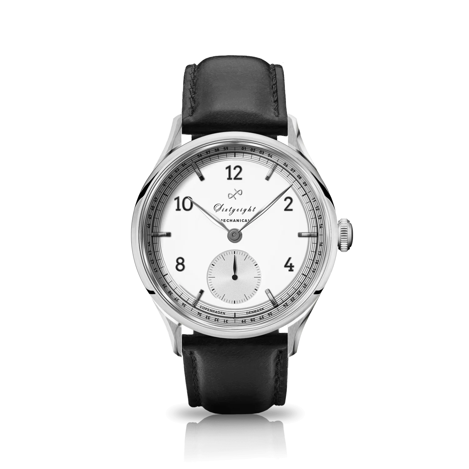 1968 Mechanical (Hand-Wound), Steel / White