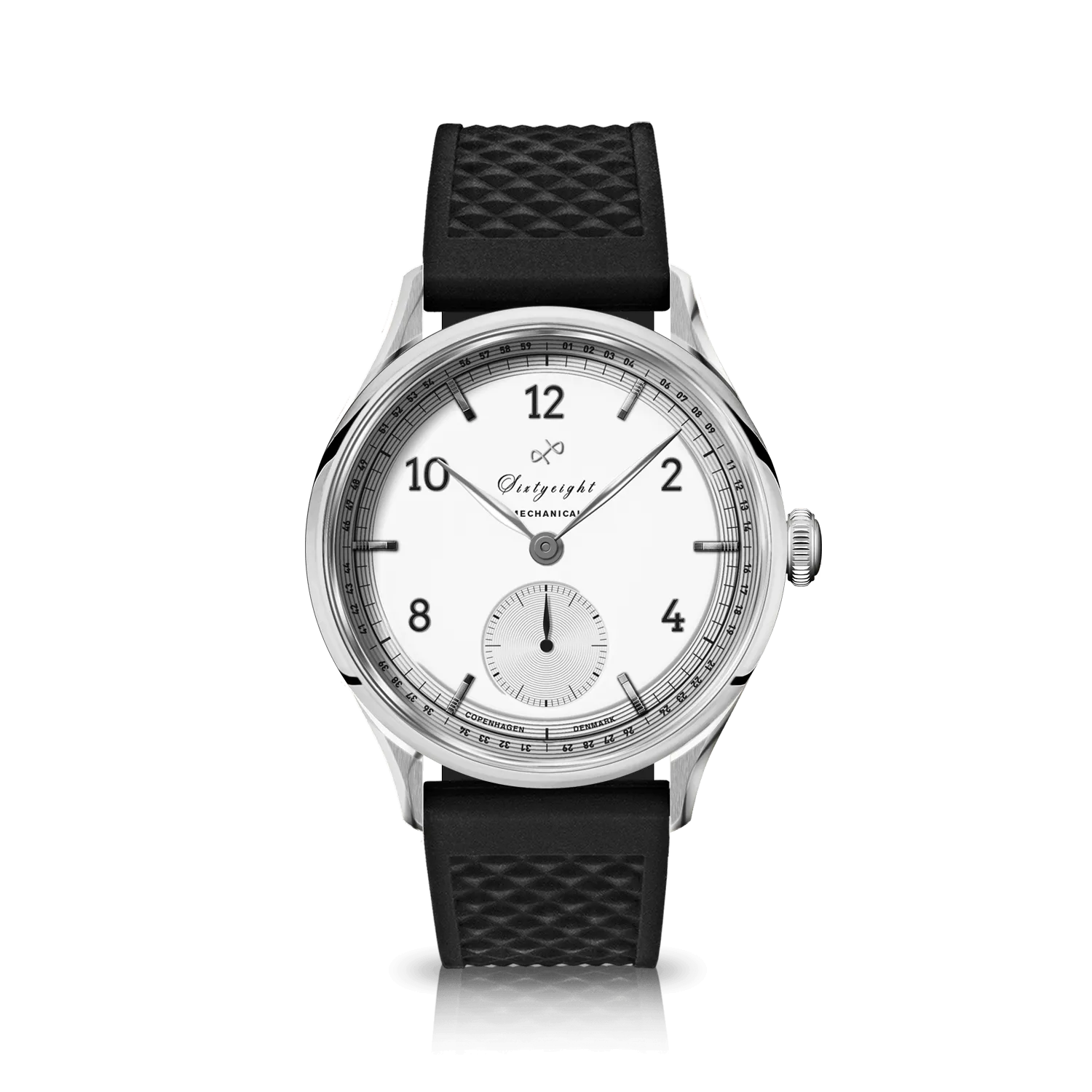 1968 Mechanical (Hand-Wound), Steel / White