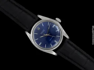 1971 Rolex Oyster Precision Classic Vintage Mens Handwound Watch - Stainless Steel
