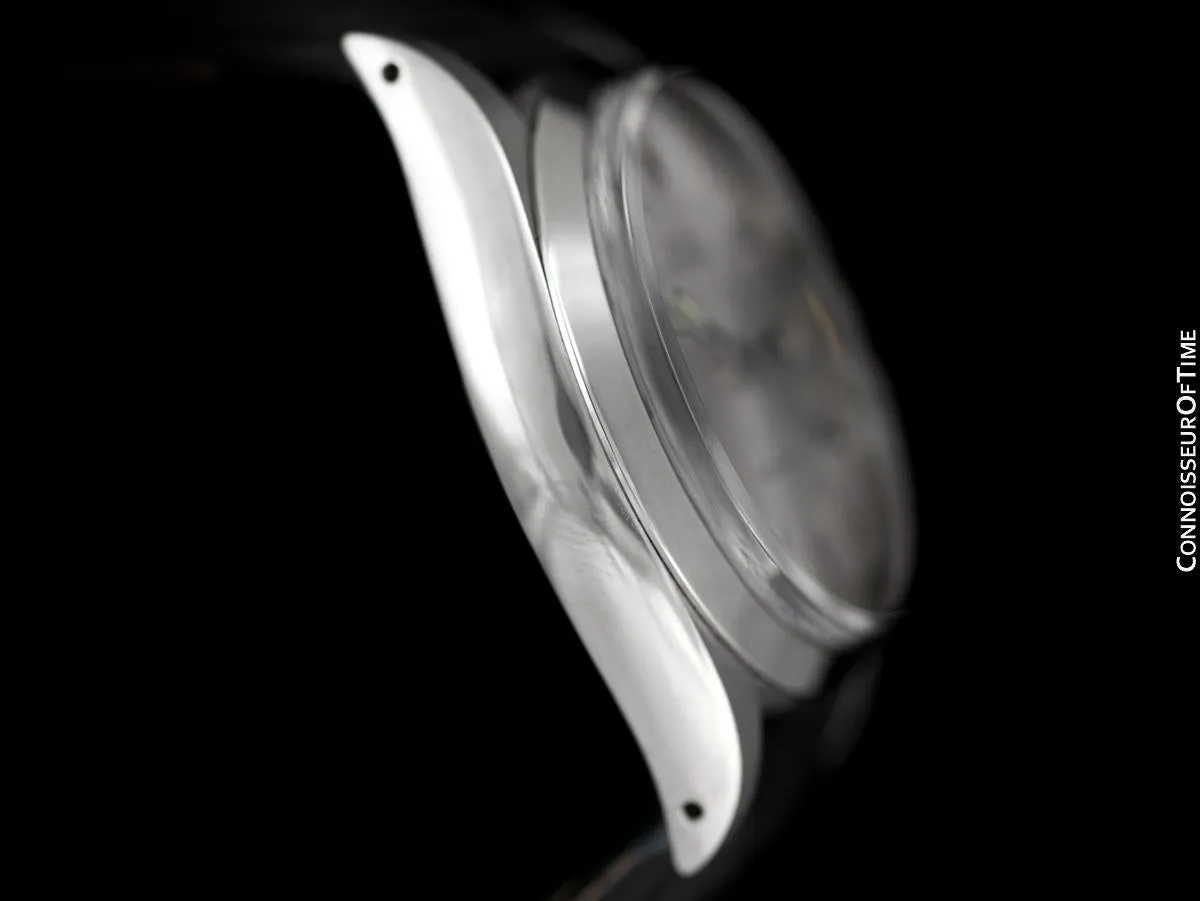 1971 Rolex Oysterdate Vintage Mens Silver Dial Watch with Date - Stainless Steel
