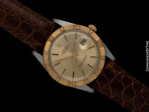 1978 Rolex Vintage Turn-O-Graph Thunderbird Datejust Mens Watch, 1625 - Stainless Steel & 18K Gold