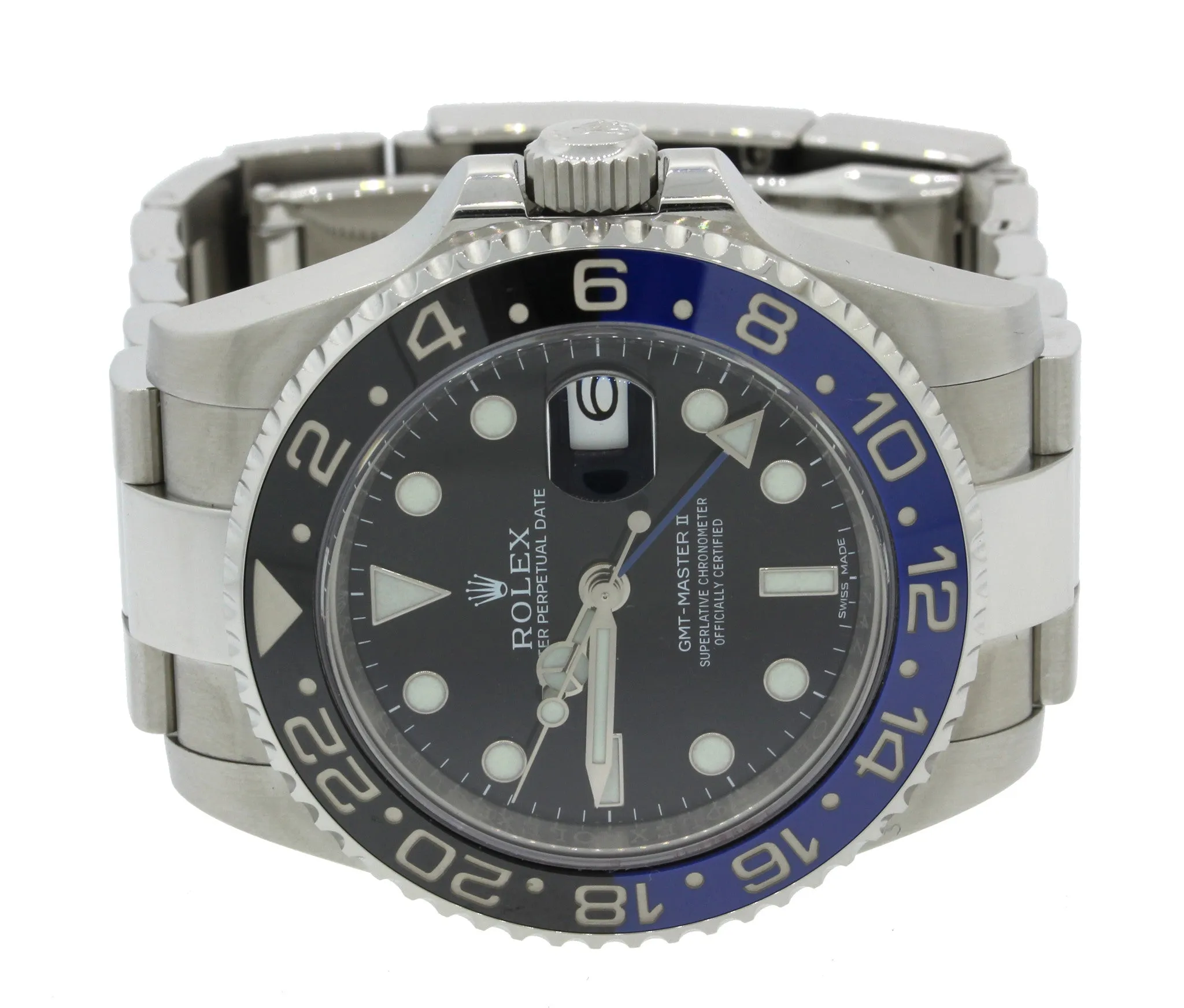 2014 Rolex GMT Master II 116710 BLNR Steel Ceramic Batman 40mm Watch Box
