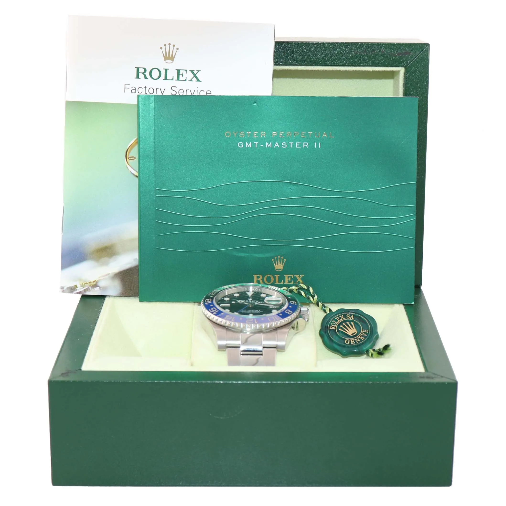 2019 MINT Rolex GMT Master 2 116710 BLNR Steel Ceramic Batman Blue Bezel Watch