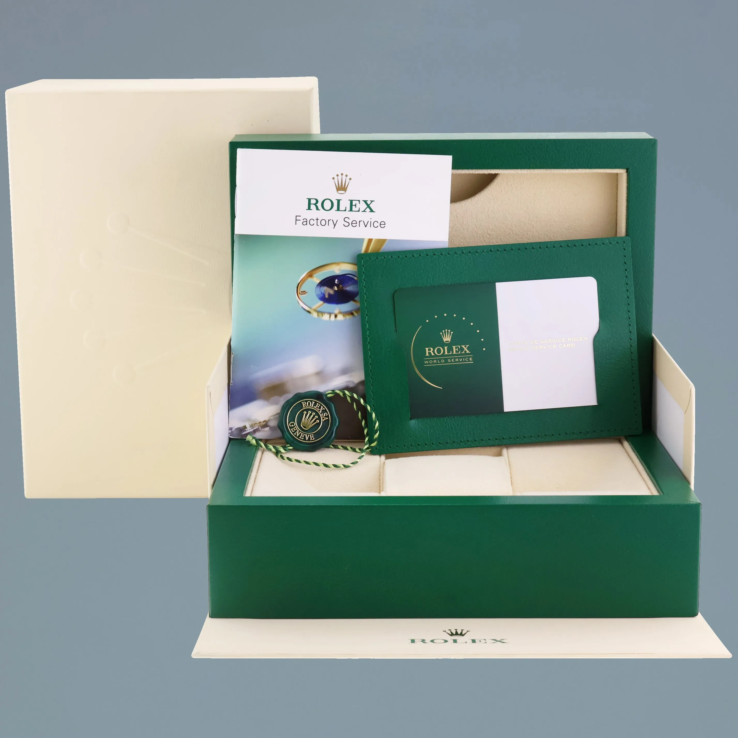 2024 RSC SERVICE Rolex GMT Master II 116710 BLNR Steel Ceramic Batman Blue Watch Box