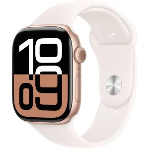 Apple Watch Series 10 42mm Rose Gold Aluminium Case GPS Cellular Sport Band (S/M) (Box Damage)