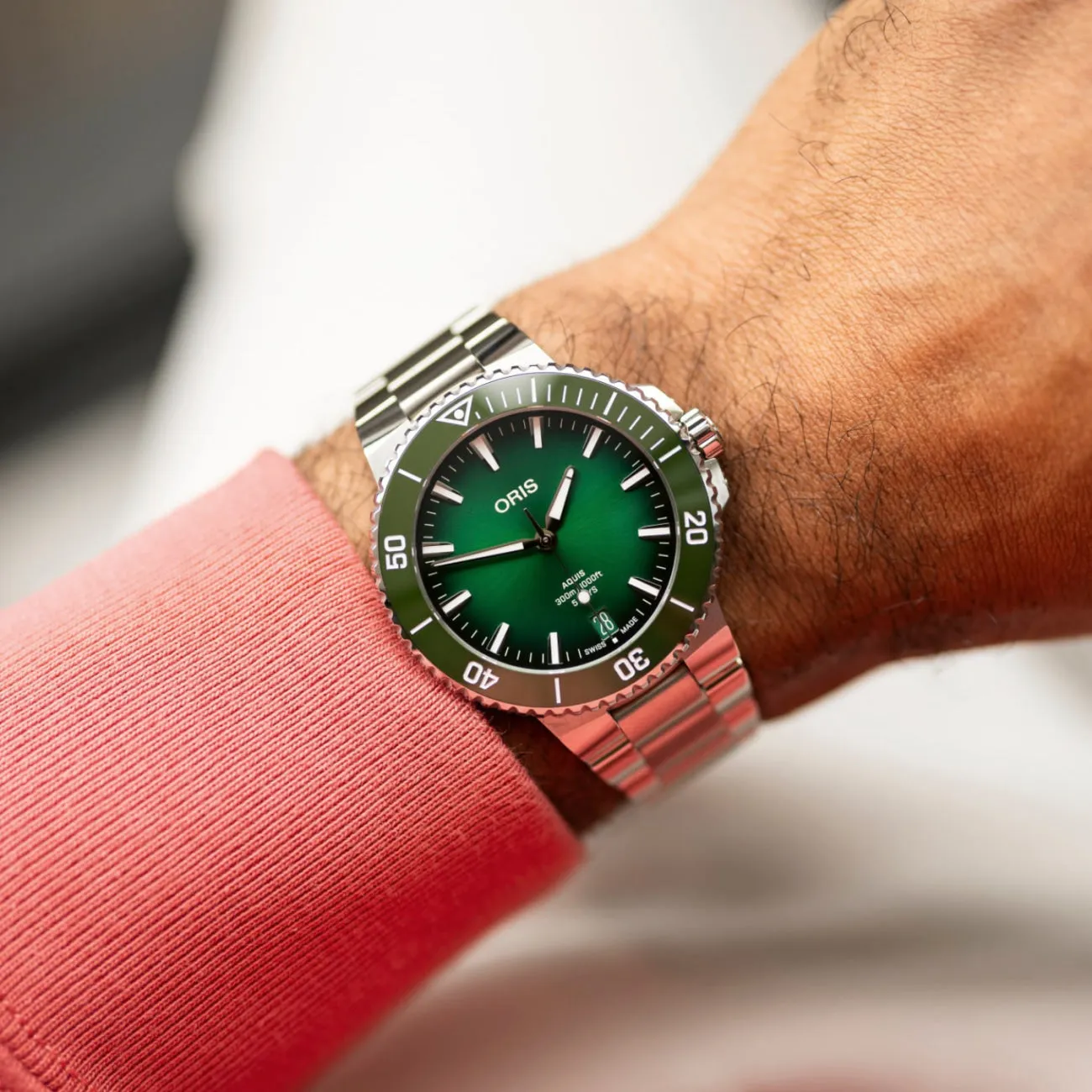AQUIS DATE CALIBRE 400 - GREEN
