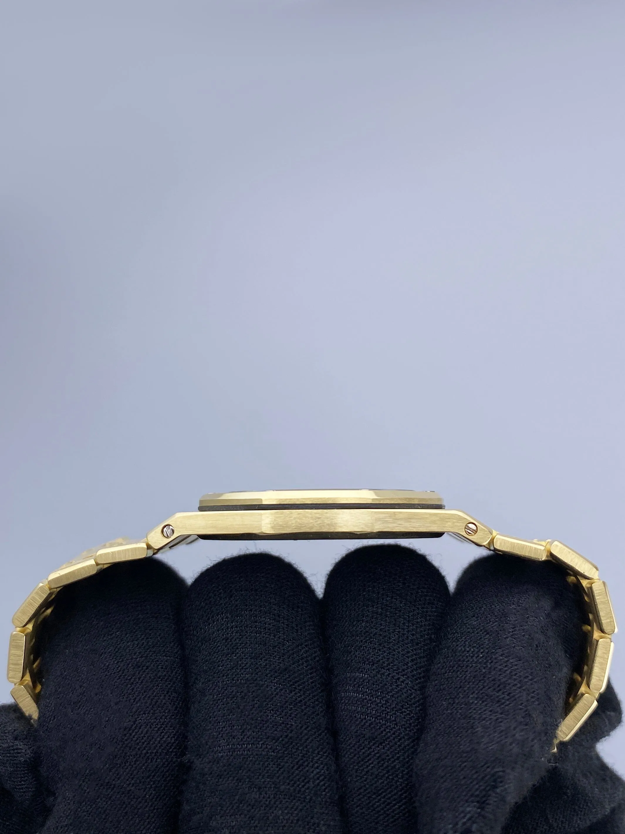 Audemars Piguet Royal Oak 56175BA Gray Dial 18K Yellow Gold Ladies Watch