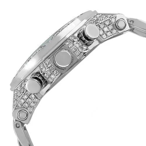 Avianne&Co Octavian Collection Mens Custom Diamond Watch 25.00 Ctw