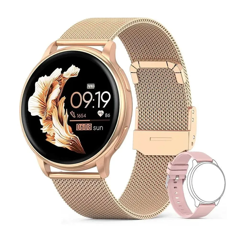 Bluetooth Call Smart Watch Women Custom Dial Steel Watches Men Sports Fitness Tracker Heart Rate Smartwatch For Android IOS G35