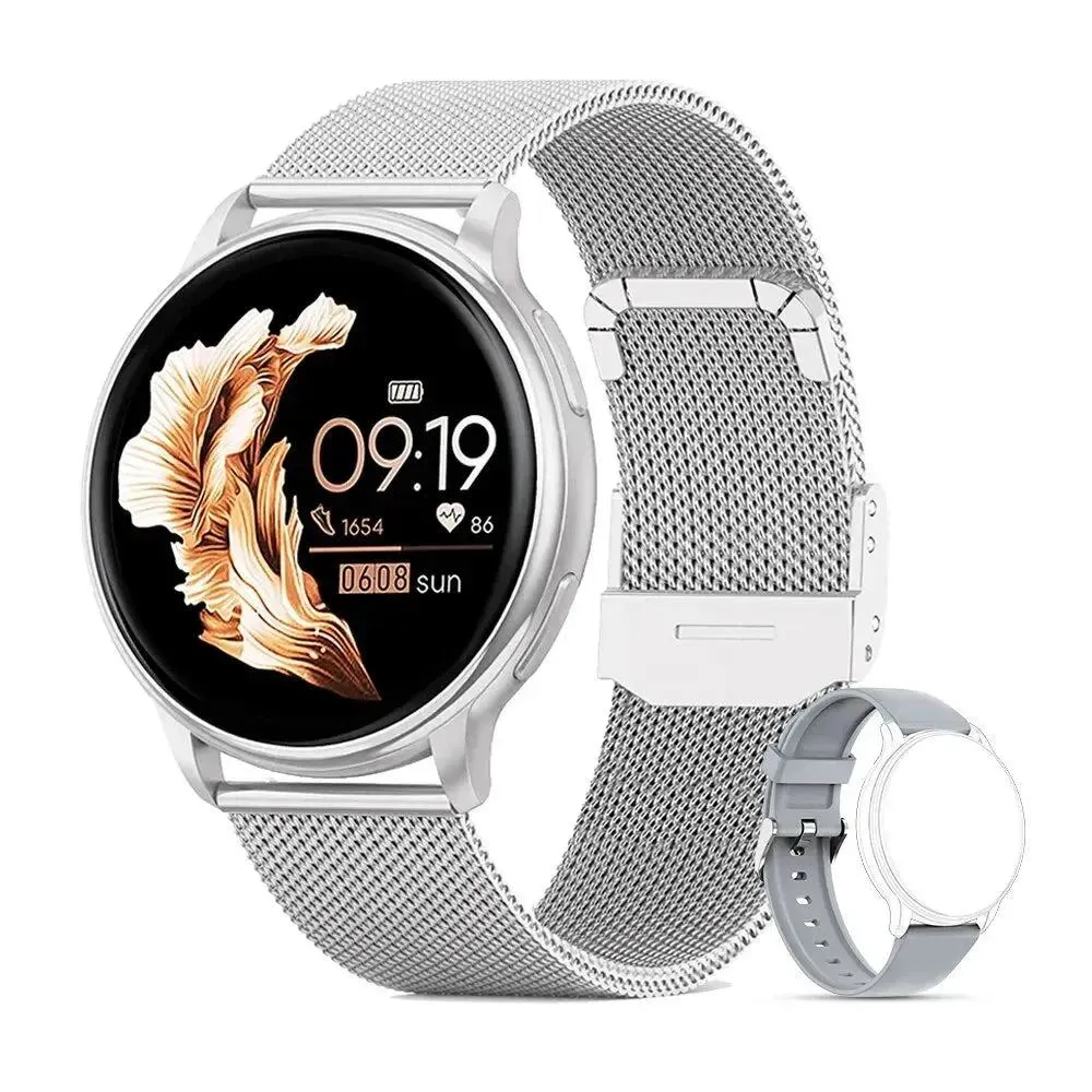 Bluetooth Call Smart Watch Women Custom Dial Steel Watches Men Sports Fitness Tracker Heart Rate Smartwatch For Android IOS G35
