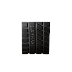 BRAK07B - BLACK RUBBER STRAP