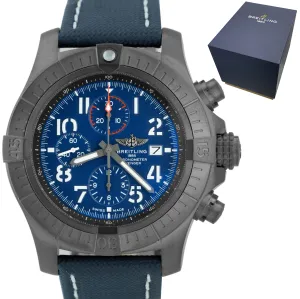 BRAND NEW Breitling Super Avenger Chronograph 48 Night Mission V13375 DLC Watch