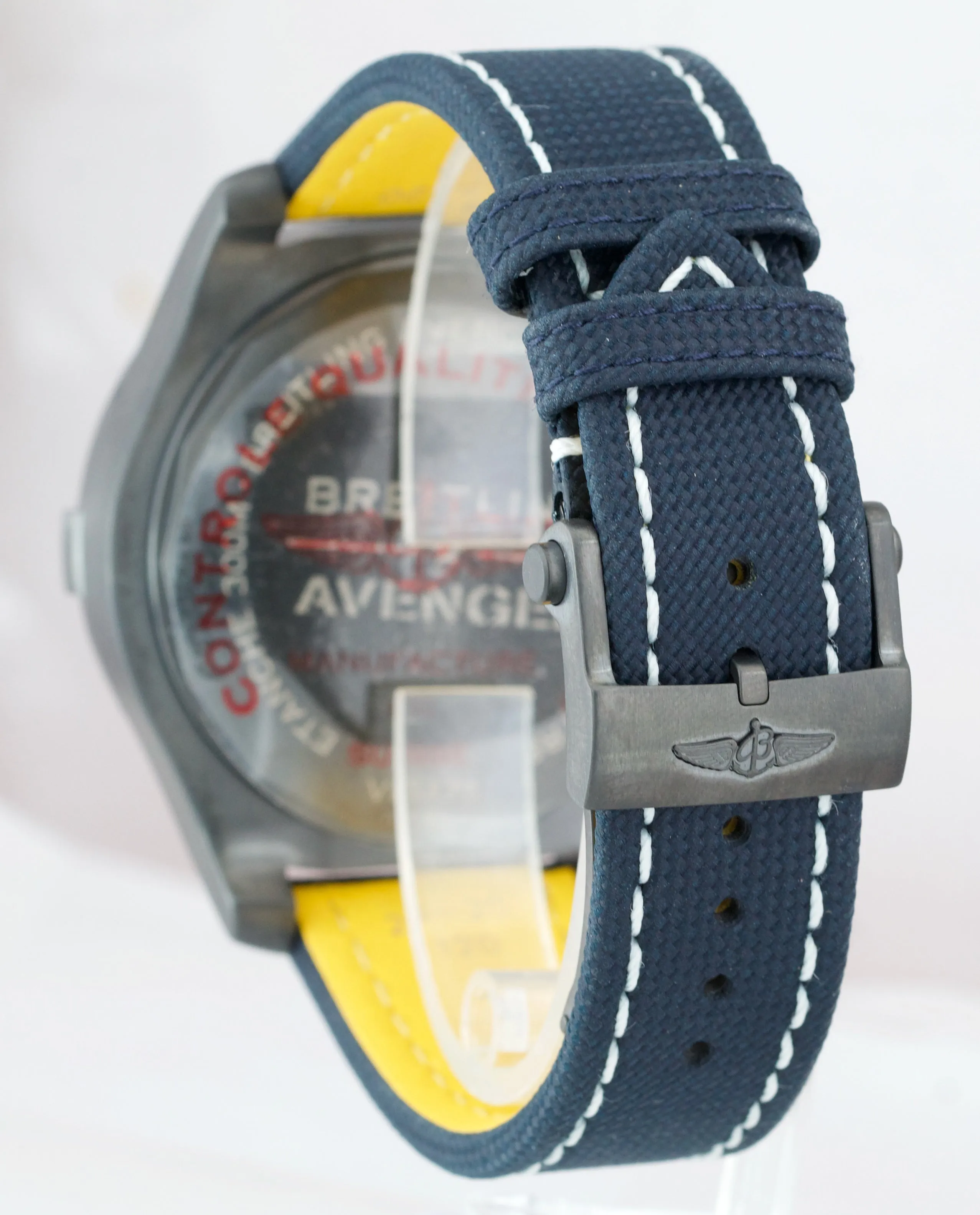 BRAND NEW Breitling Super Avenger Chronograph 48 Night Mission V13375 DLC Watch