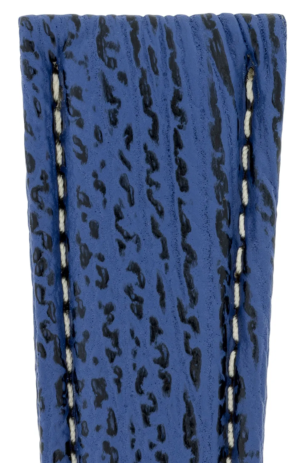 Breitling-Style Shark Deployment Watch Strap in NIGHT BLUE