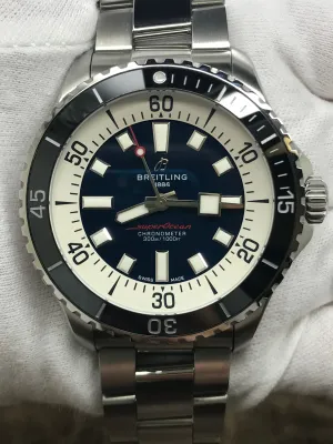 Breitling Superocean 44 A17376 Blue Dial Automatic Men's Watch