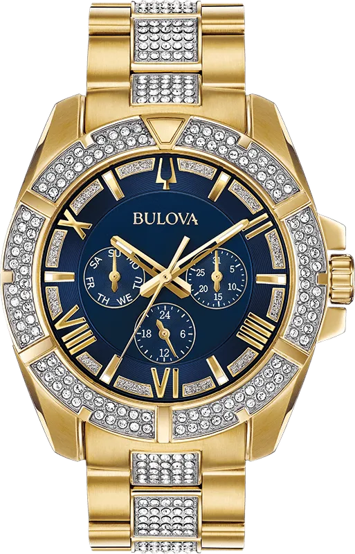 Bulova Crystal Men's Watch 98C128