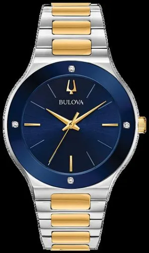 Bulova Futuro Millenia Mens-Watch Gold-Tone