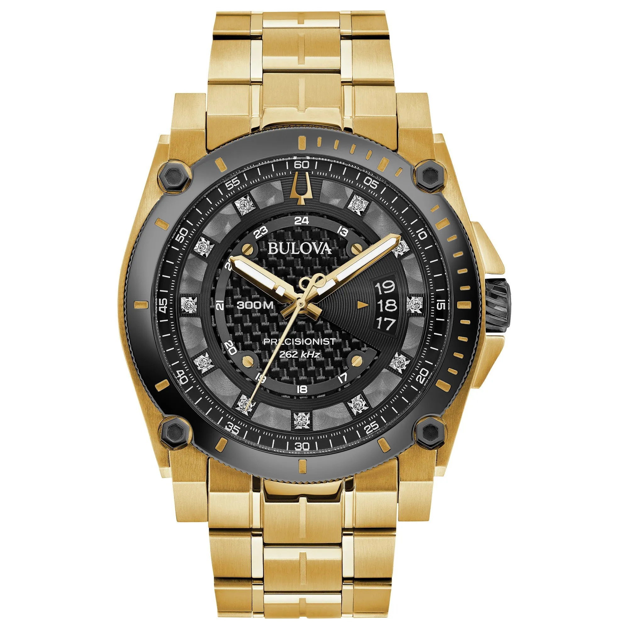 Bulova Proprietary Precisionist Mens Watch Stainless Steel