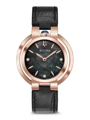 Bulova Rubaiyat Quartz Diamond Ladies Watch 97P139