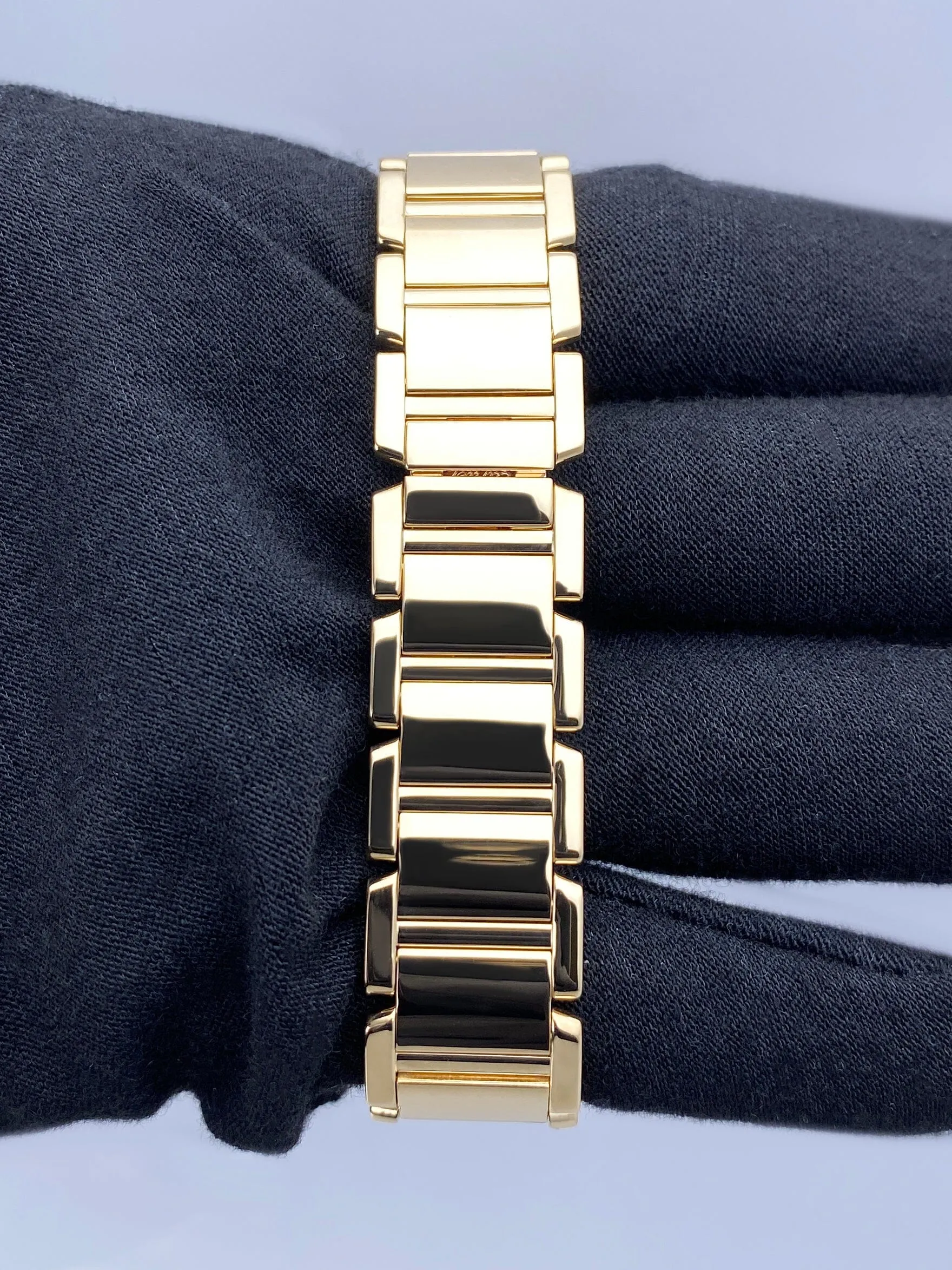 Cartier Tank Francaise W50002N2 Yellow Gold Ladies Watch Box Papers