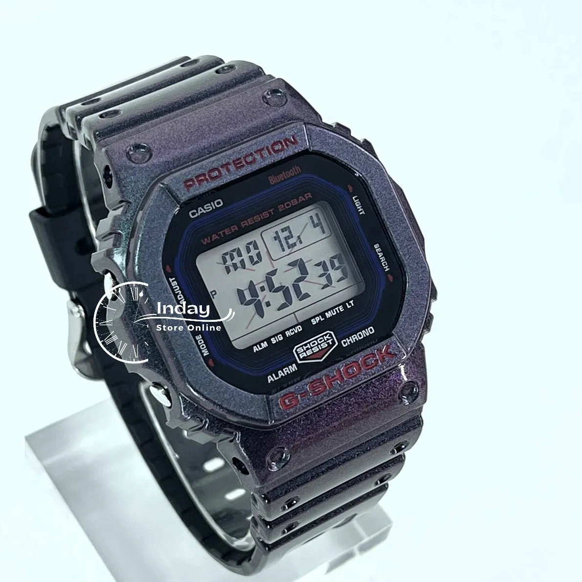 Casio G-Shock Men's Watch DW-B5600AH-6 Digital 5600 Series New Arrival Mobile link (Wireless linking using Bluetooth®)
