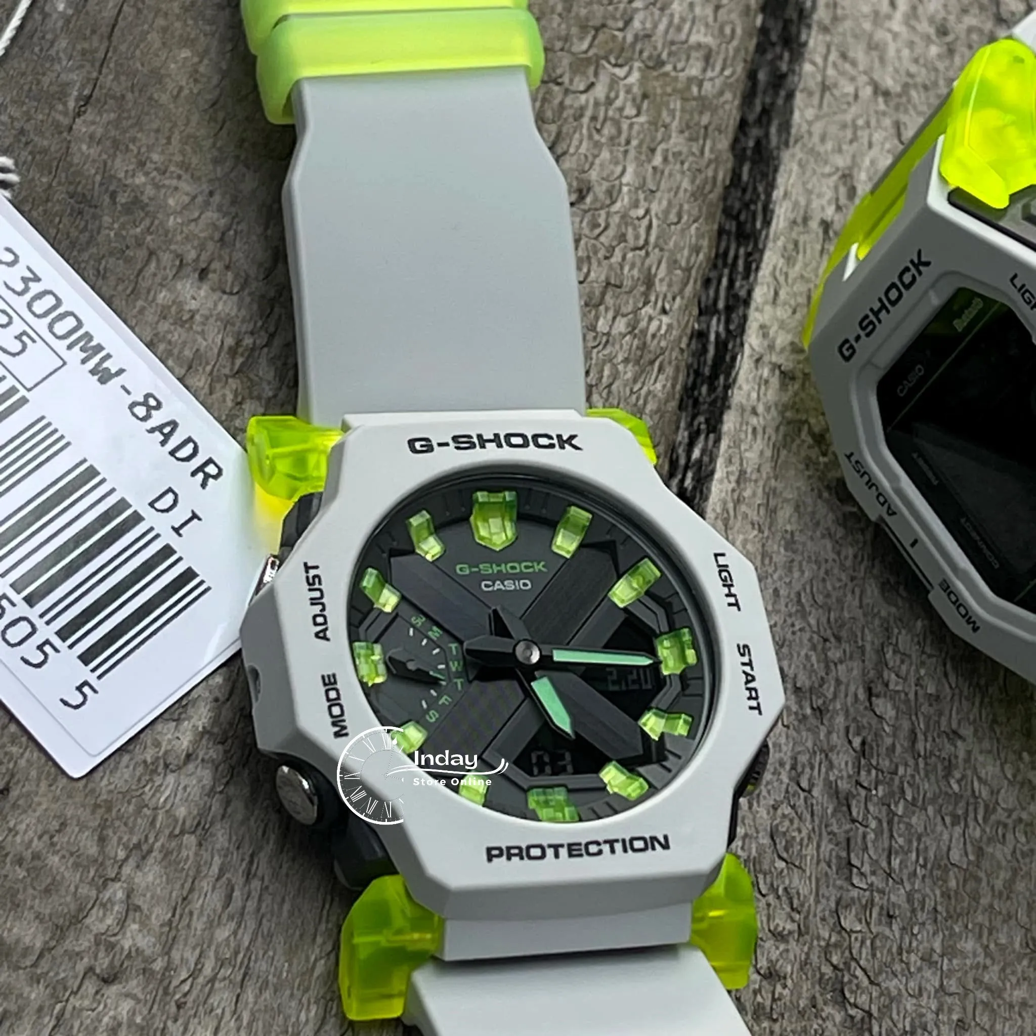 Casio G-Shock Men's Watch GA-2300MW-8A Resin Band Mineral Glass Shock Resistant