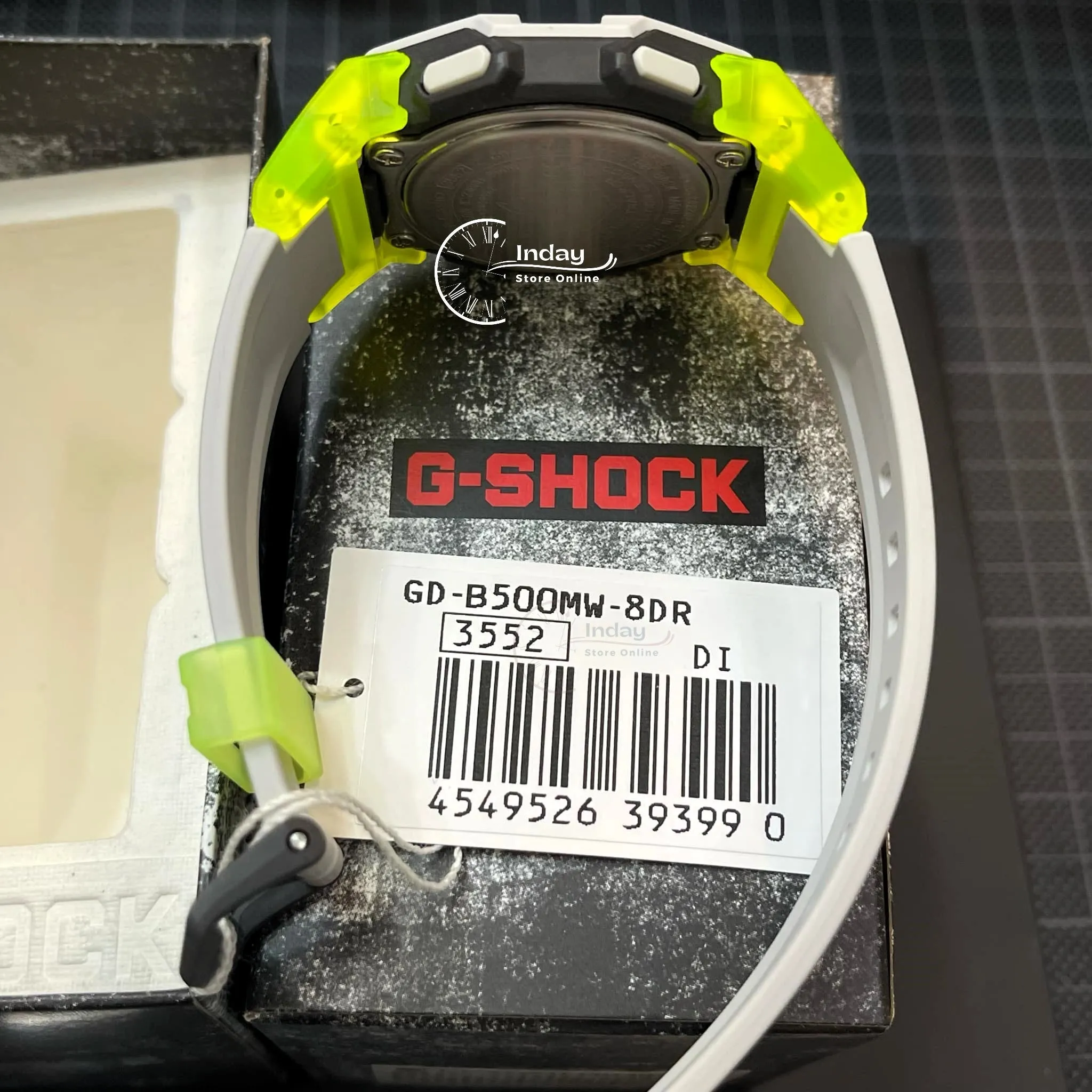 Casio G-Shock Men's Watch GD-B500MW-8 Mineral Glass Resin Band Shock Resistant Mobile Link Bluetooth