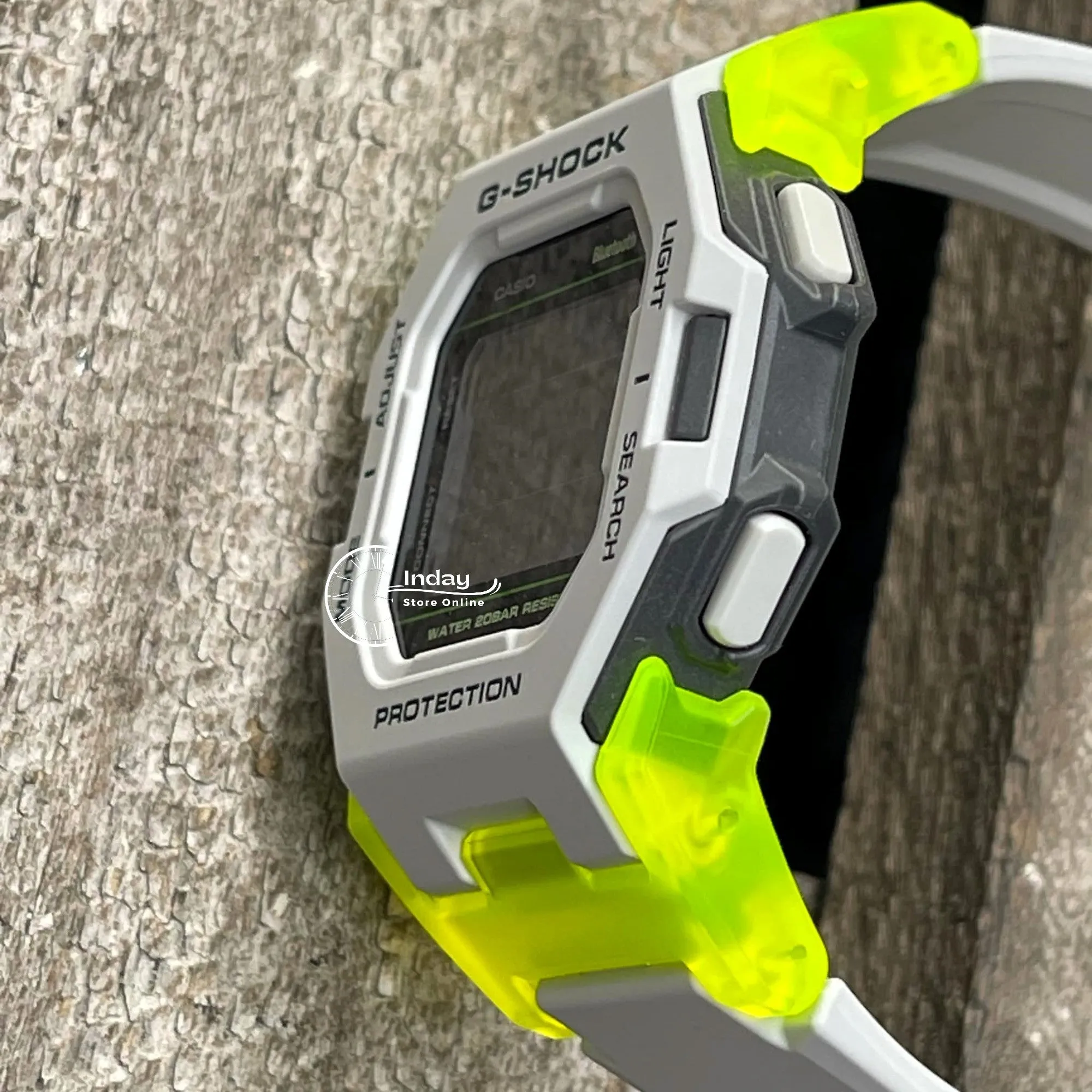 Casio G-Shock Men's Watch GD-B500MW-8 Mineral Glass Resin Band Shock Resistant Mobile Link Bluetooth