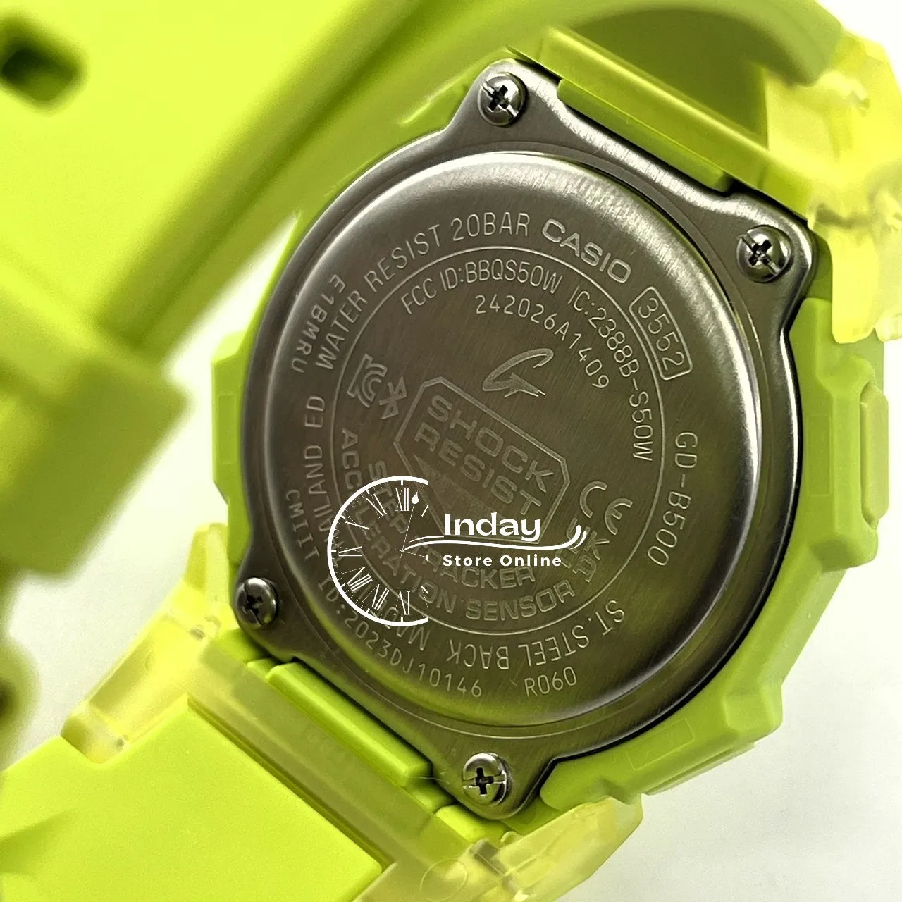 Casio G-Shock Men's Watch GD-B500S-3 Resin Band Shock Resistant Mobile link Bluetooth