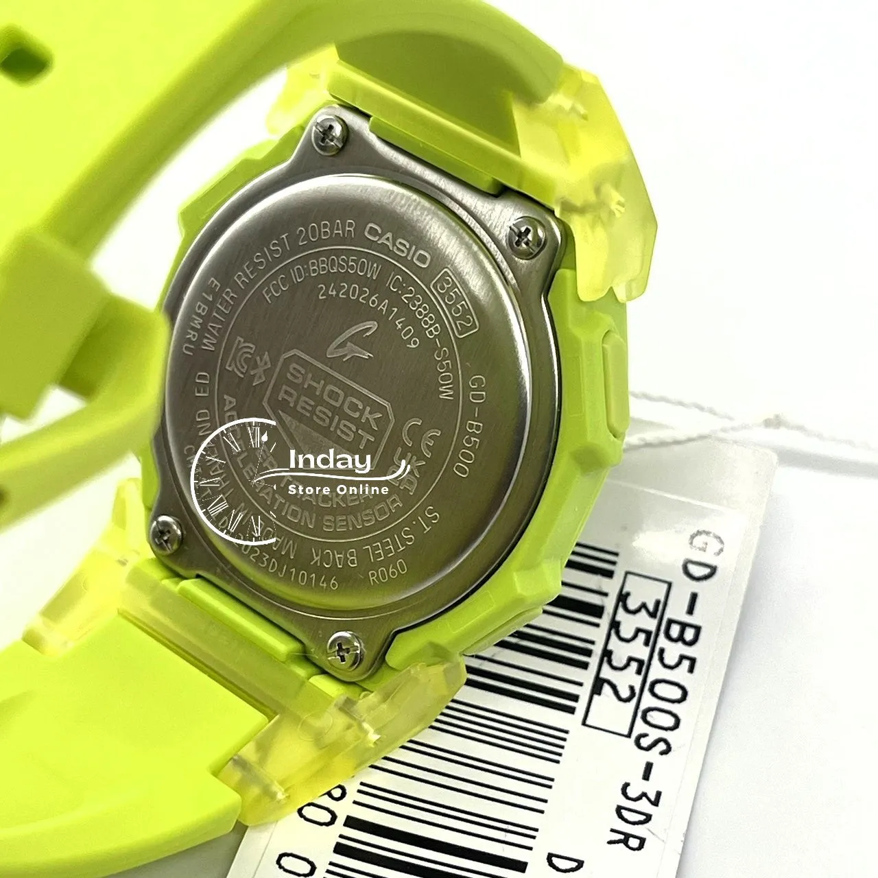 Casio G-Shock Men's Watch GD-B500S-3 Resin Band Shock Resistant Mobile link Bluetooth