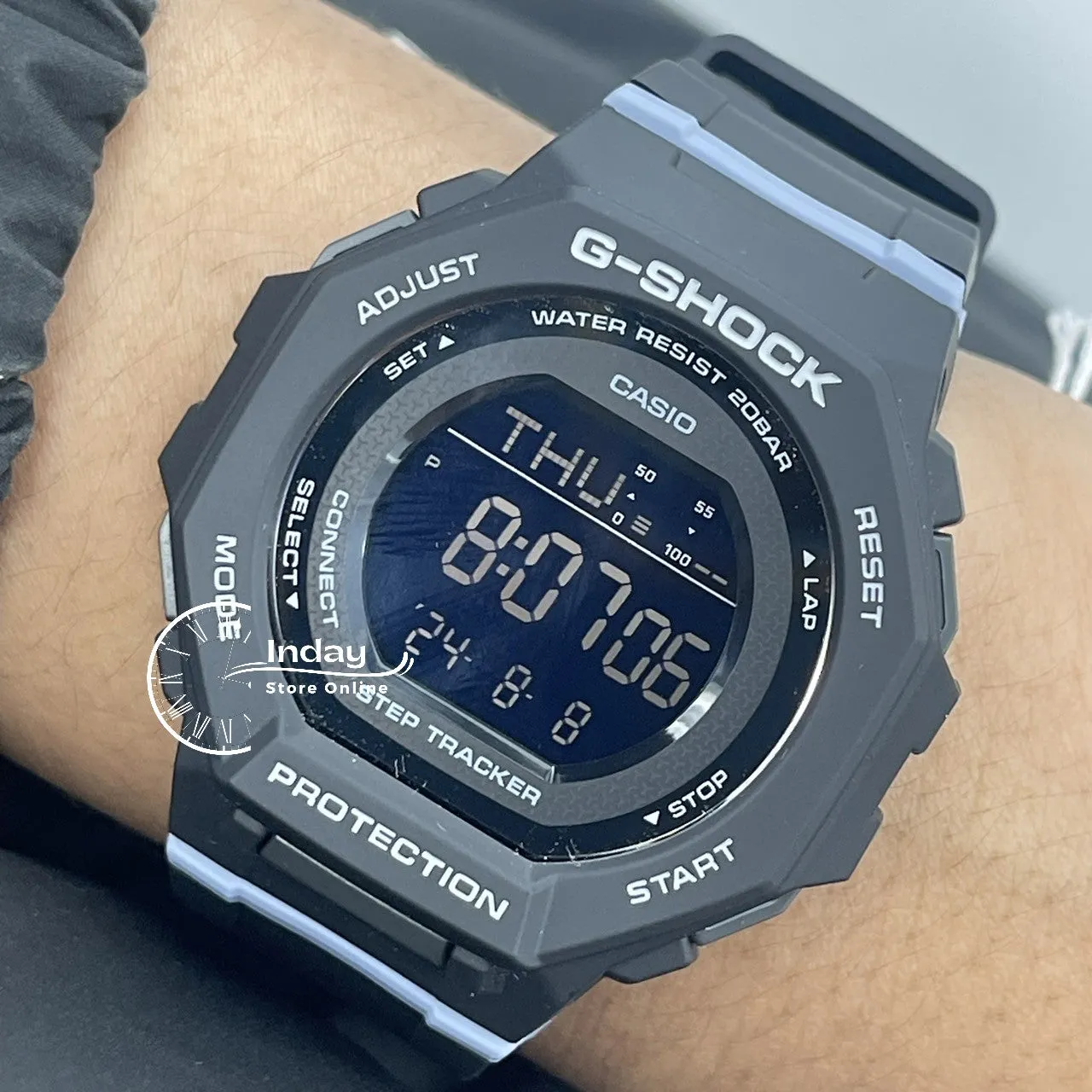 Casio G-Shock Women's Watch GMD-B300-1 G-Squad Bio-based Resin Shock Resistant Mobile link Bluetooth