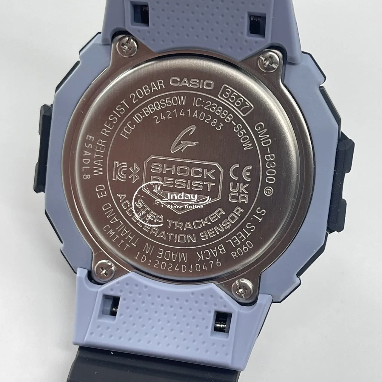Casio G-Shock Women's Watch GMD-B300-1 G-Squad Bio-based Resin Shock Resistant Mobile link Bluetooth