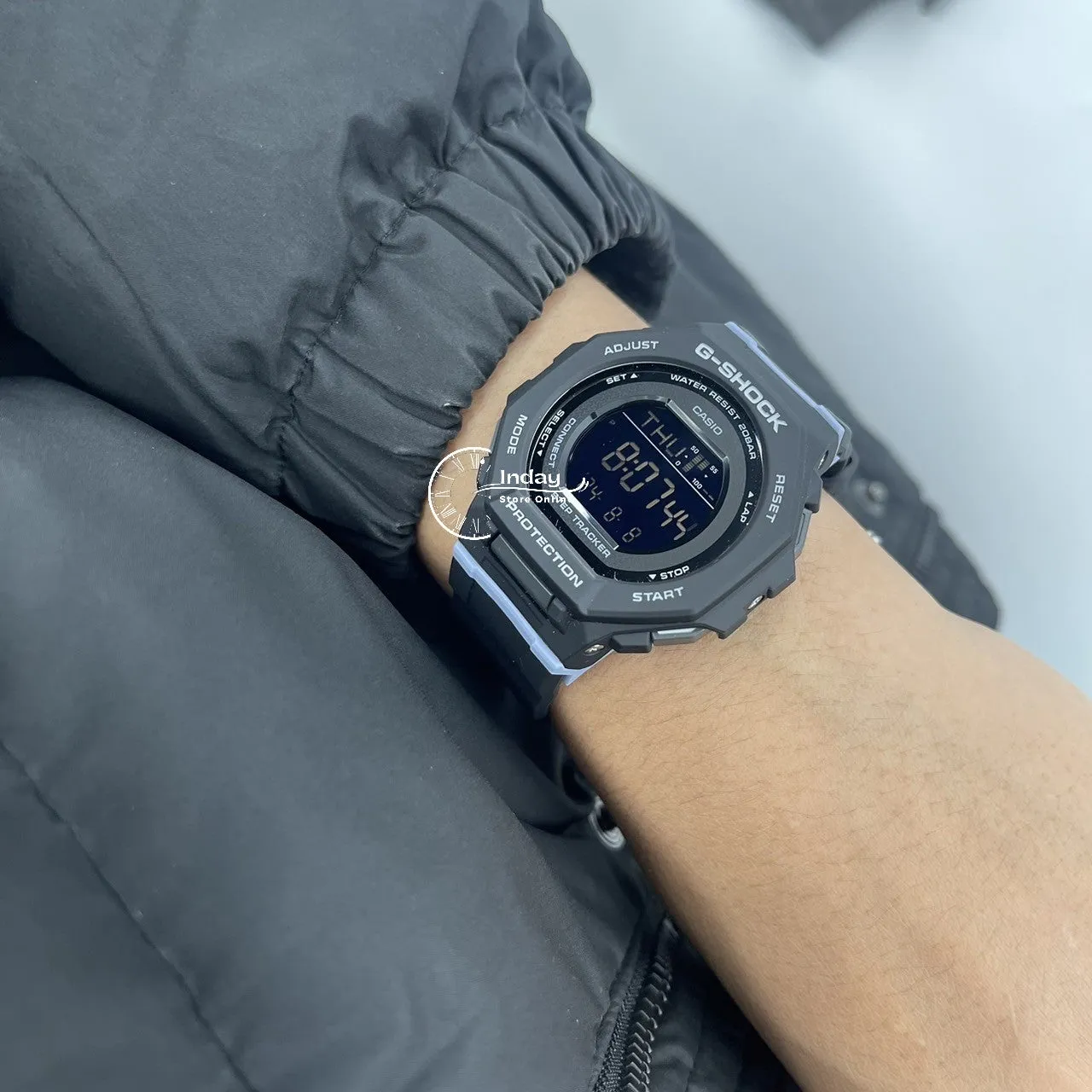 Casio G-Shock Women's Watch GMD-B300-1 G-Squad Bio-based Resin Shock Resistant Mobile link Bluetooth