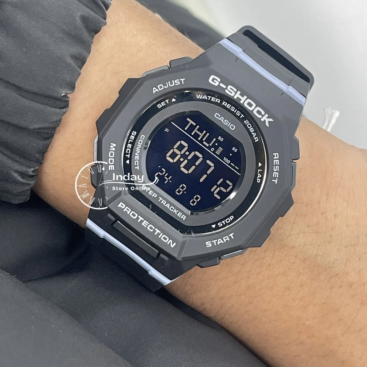Casio G-Shock Women's Watch GMD-B300-1 G-Squad Bio-based Resin Shock Resistant Mobile link Bluetooth