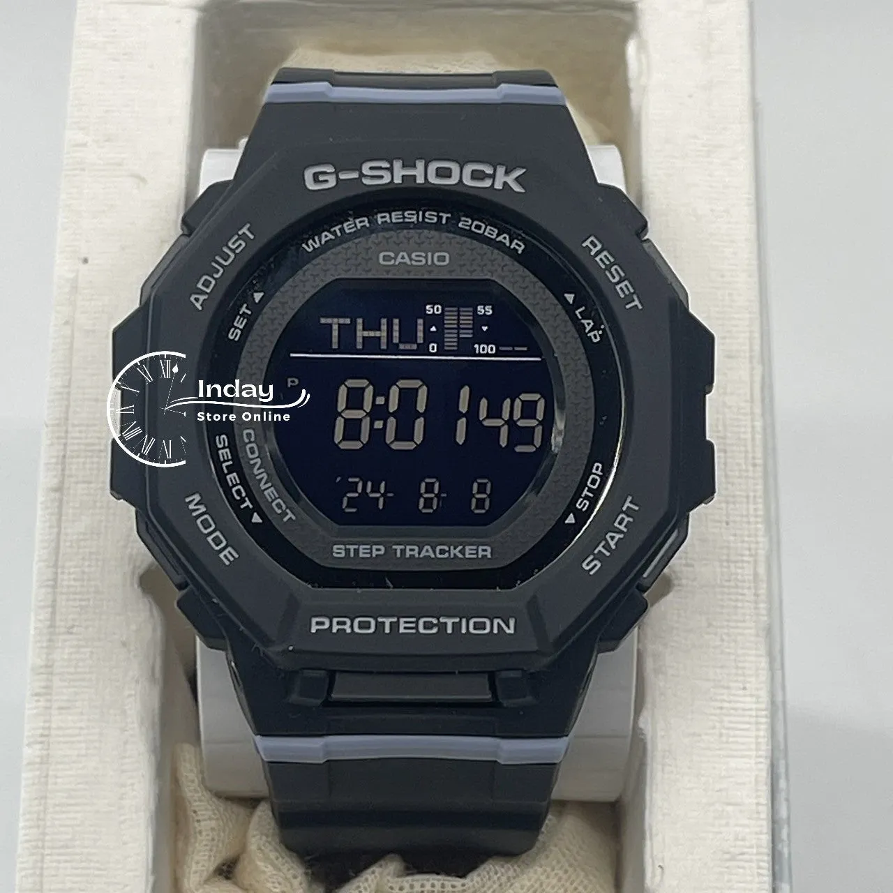 Casio G-Shock Women's Watch GMD-B300-1 G-Squad Bio-based Resin Shock Resistant Mobile link Bluetooth
