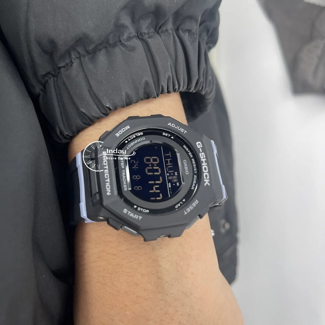 Casio G-Shock Women's Watch GMD-B300-1 G-Squad Bio-based Resin Shock Resistant Mobile link Bluetooth
