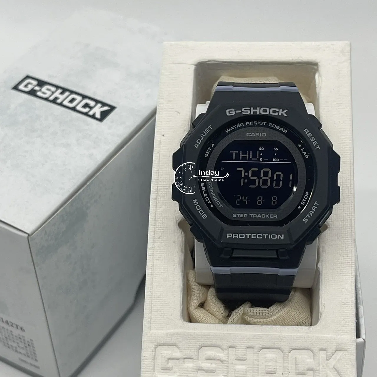 Casio G-Shock Women's Watch GMD-B300-1 G-Squad Bio-based Resin Shock Resistant Mobile link Bluetooth