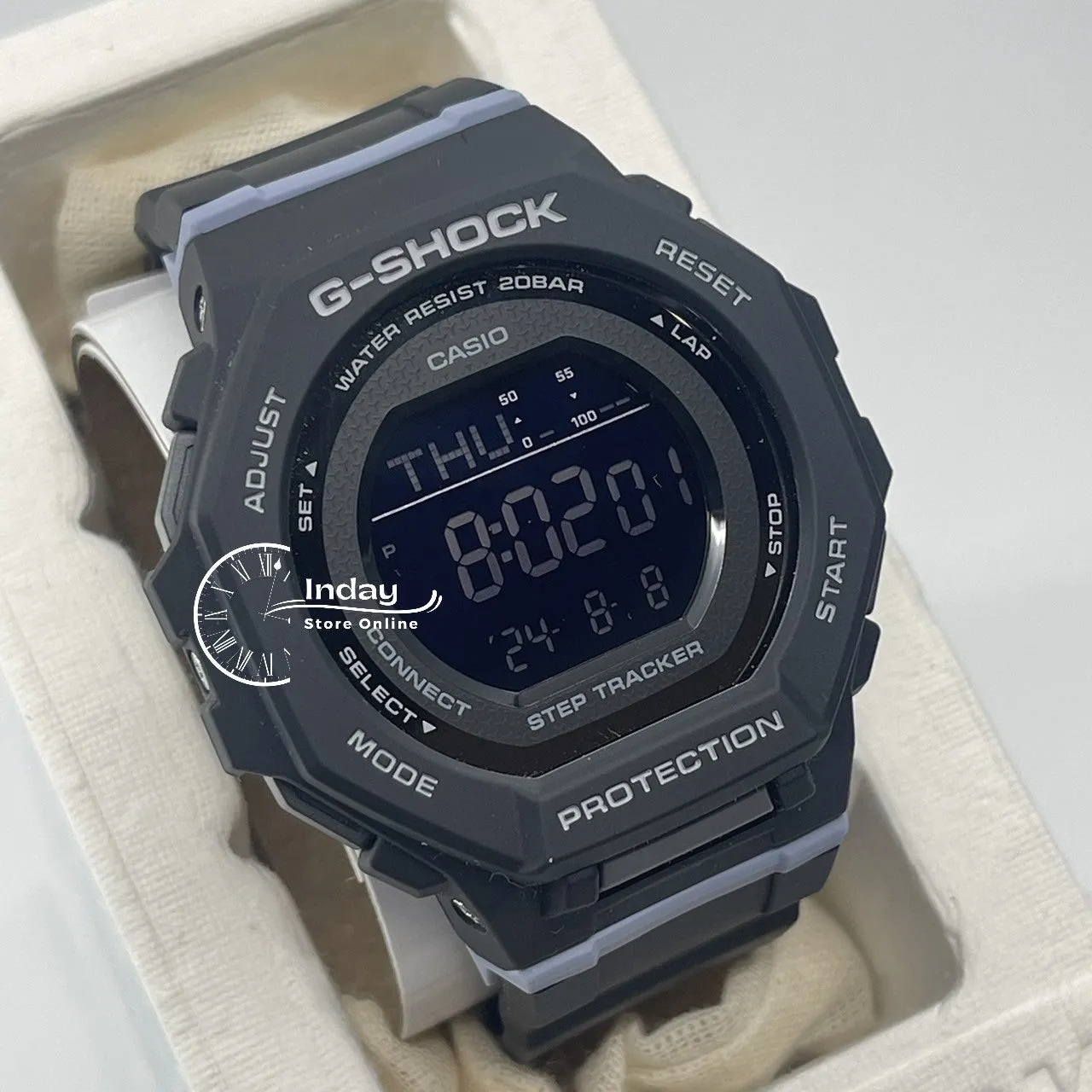 Casio G-Shock Women's Watch GMD-B300-1 G-Squad Bio-based Resin Shock Resistant Mobile link Bluetooth