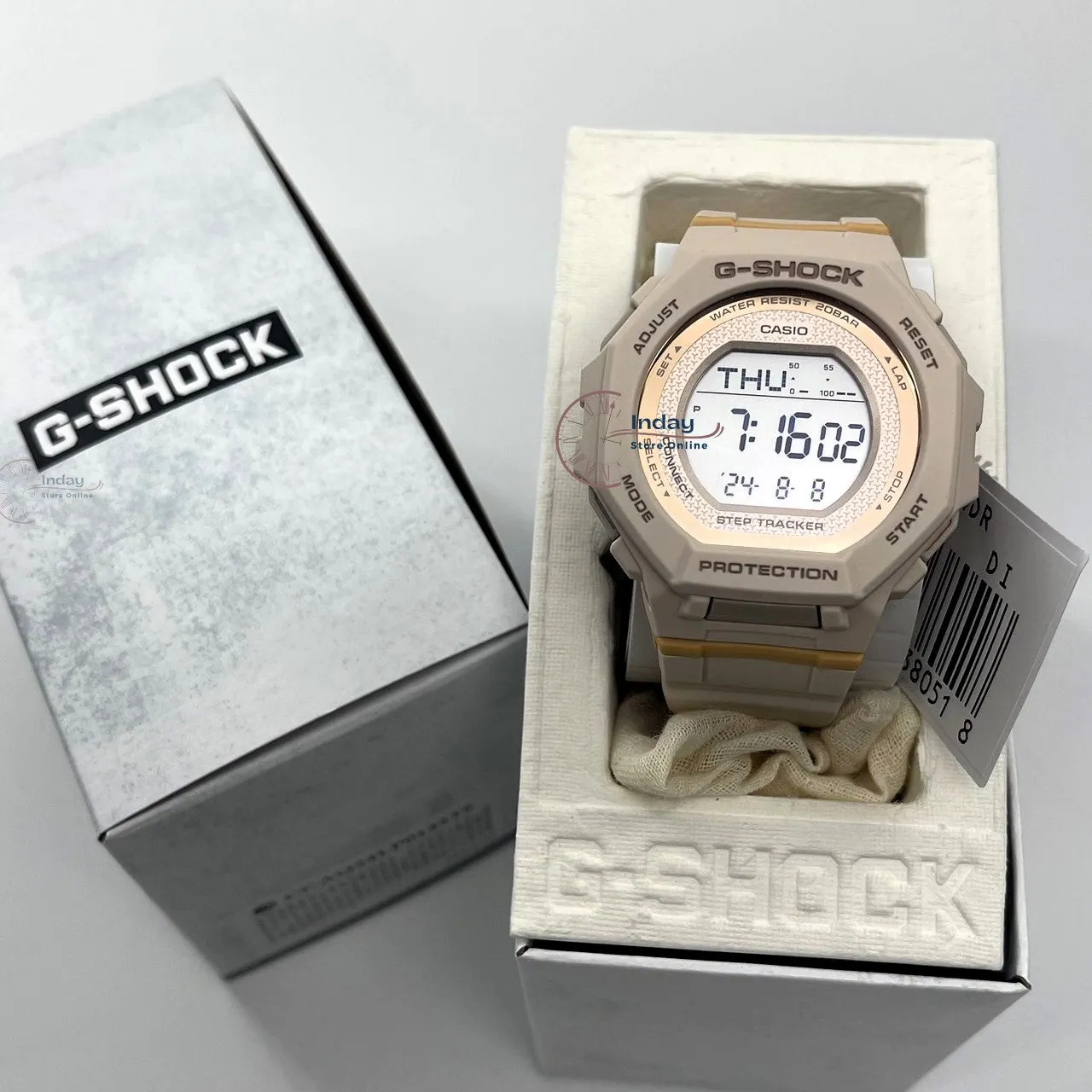 Casio G-Shock Women's Watch GMD-B300-4 G-Squad Bio-based Resin Shock Resistant Mobile link Bluetooth