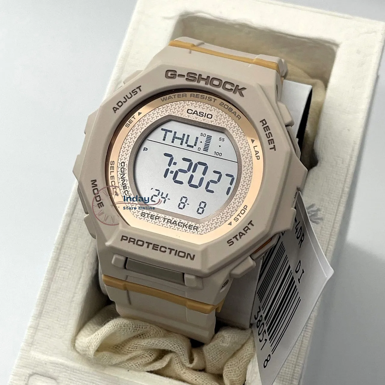 Casio G-Shock Women's Watch GMD-B300-4 G-Squad Bio-based Resin Shock Resistant Mobile link Bluetooth